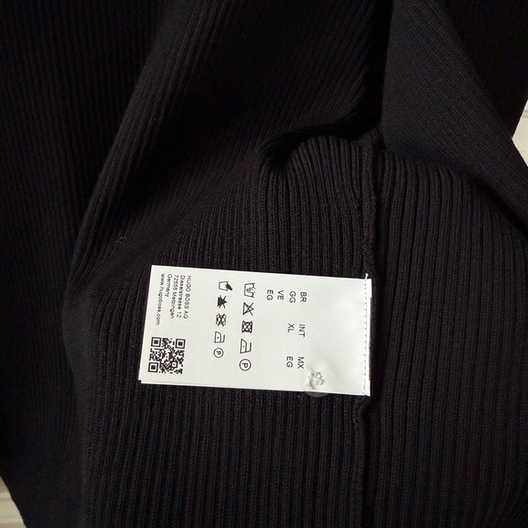 BOSS Black Ribbed Button-Up Cardigan - Picture 6 of 11